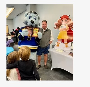 Rich reading at a school visit